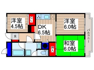 ニューライトマンションの物件間取画像